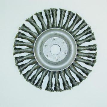 Hjulbørste, 115 x 22,23 x 0,5 mm, snoede børster Hjulbørste, 115 x 22,23 x 0,5 mm, snoede børster
