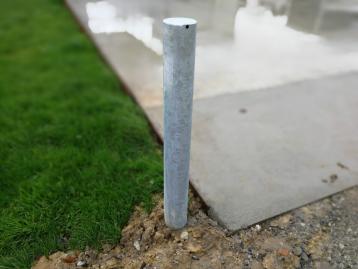 Pullert Ø114 mm, flad top Pullert Ø114 mm, flad top