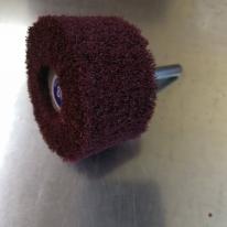Slibevifte (kombi), fibral/fleece, Ø50 x 40 mm, korn 80