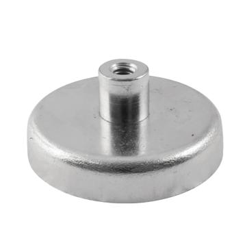 Ferrit pottemagnet Ø16 mm M3 gevindbøsning 15N