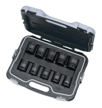 3/4" Slagtop sæt m/ 10 dele