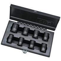 3/8" Twist Slagtop sæt, 11-19 mm m/ 8 dele