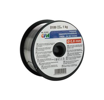 Svejsetråd, rustfri, 0,8 mm, 1 kg.