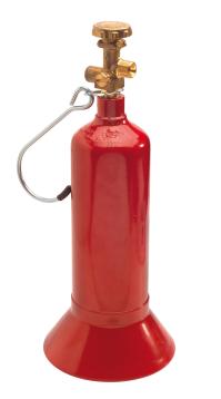 Stålflaske til genopfyldning, 1 ltr.